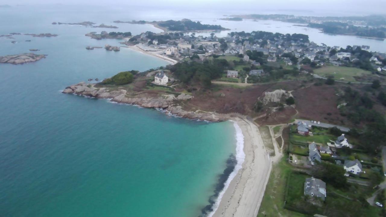 Studio Trégastel plage à 20 mètres Esterno foto